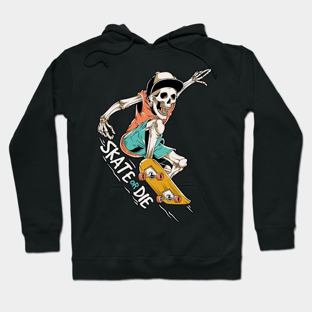 skateboard illustration Hoodie by Pen of God Studio